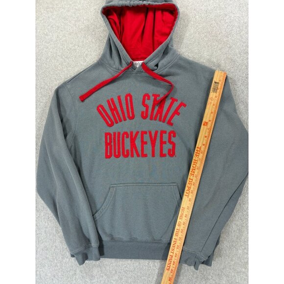 Ohio‎ State Buckeyes Stitched Campus Hoodie Sweatshirt (Men's Large) Gray - Picture 5 of 12